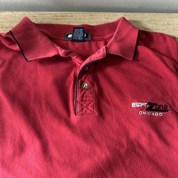 Vintage Red ESPN Zone Chicago Mens XXL collectible polo - Picture 8 of 8